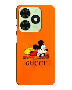 Чохол для TECNO Pop 8 з картинкою «Міккі Маус Gucci — помаранч» Чохол для TECNO Pop 8 з картинкою «Міккі Маус Gucci — помаранч»