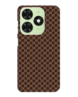 Чохол для TECNO Pop 8 з картинкою «Gucci — шоколадна сітка» Чохол для TECNO Pop 8 з картинкою «Gucci — шоколадна сітка»