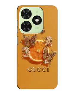 Чохол для TECNO Pop 8 з картинкою «Gucci — золоті метелики» Чохол для TECNO Pop 8 з картинкою «Gucci — золоті метелики»