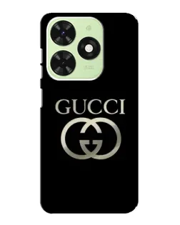 Чохол для TECNO Pop 8 з картинкою «Gucci — золото на чорному» Чохол для TECNO Pop 8 з картинкою «Gucci — золото на чорному»