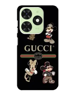 Чохол для TECNO Pop 8 з картинкою «Gucci — герої Disney та монограма» Чохол для TECNO Pop 8 з картинкою «Gucci — герої Disney та монограма»