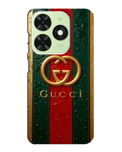 Чохол для TECNO Pop 8 з картинкою «Gucci — фірмова смуга та золото» Чохол для TECNO Pop 8 з картинкою «Gucci — фірмова смуга та золото»