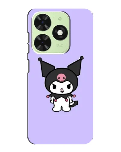 Чохол для TECNO Pop 8 з картинкою «Kuromi — ніжний фіолетовий»