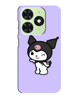Чохол для TECNO Pop 8 з картинкою «Класична Kuromi» Чохол для TECNO Pop 8 з картинкою «Класична Kuromi»