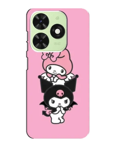 Чохол для TECNO Pop 8 з картинкою «My Melody та Kuromi»
