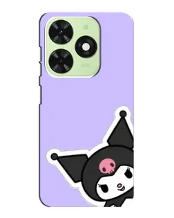 Чохол для TECNO Pop 8 з картинкою «Кумедна Kuromi» Чохол для TECNO Pop 8 з картинкою «Кумедна Kuromi»