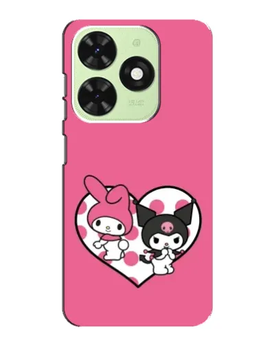 Чохол для TECNO Pop 8 з картинкою «Kuromi та My Melody»