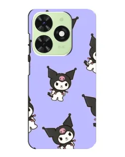 Чохол для TECNO Pop 8 з картинкою «Паттерн з Kuromi» Чохол для TECNO Pop 8 з картинкою «Паттерн з Kuromi»