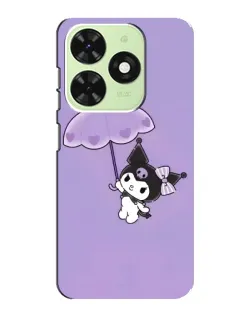 Чохол для TECNO Pop 8 з картинкою «Kuromi з парасолькою» Чохол для TECNO Pop 8 з картинкою «Kuromi з парасолькою»
