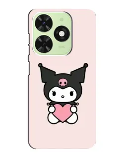 Чохол для TECNO Pop 8 з картинкою «Kuromi та серце» Чохол для TECNO Pop 8 з картинкою «Kuromi та серце»