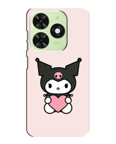 Чохол для TECNO Pop 8 з картинкою «Kuromi та серце»