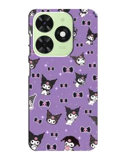Чохол для TECNO Pop 8 з картинкою «Kuromi — патерн» Чохол для TECNO Pop 8 з картинкою «Kuromi — патерн»