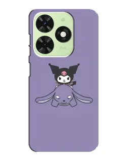 Чохол для TECNO Pop 8 з картинкою «Kuromi на ліловому фоні» Чохол для TECNO Pop 8 з картинкою «Kuromi на ліловому фоні»