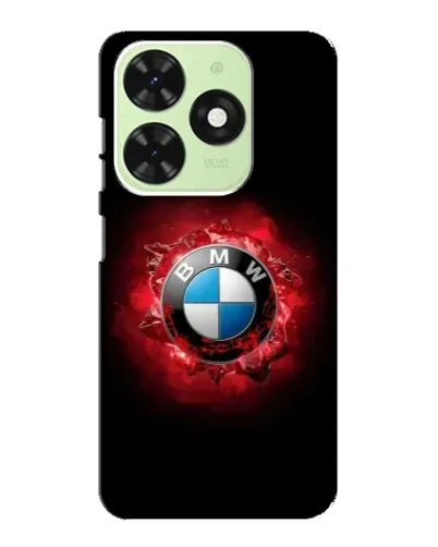 Чехол для TECNO Pop 8 с картинкой «Логотип BMW — вспышка»