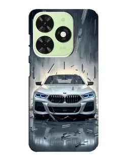 Чехол для TECNO Pop 8 с картинкой «BMW в свете фар»