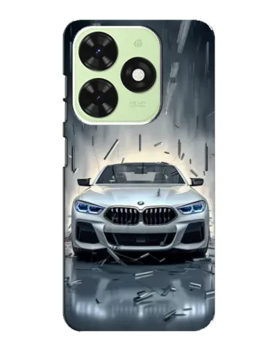 Чехол для TECNO Pop 8 с картинкой «BMW в свете фар»