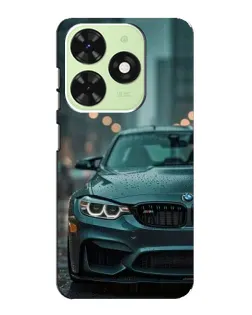 Чехол для TECNO Pop 8 с картинкой «BMW в огнях города»
