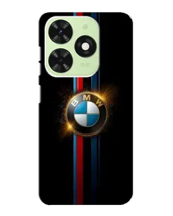 Чехол для TECNO Pop 8 с картинкой «BMW M-Power неон»