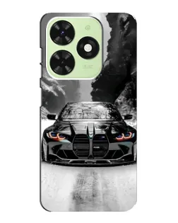 Чохол для TECNO Pop 8 з картинкою «BMW — акварельний дрифт»