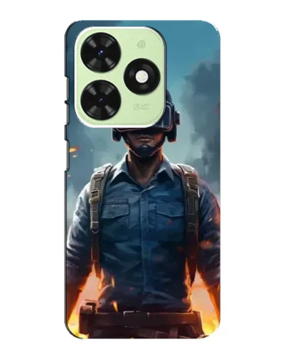 Чехол для TECNO Pop 8 с картинкой «PUBG — реалистичный герой» Чехол для TECNO Pop 8 с картинкой «PUBG — реалистичный герой»