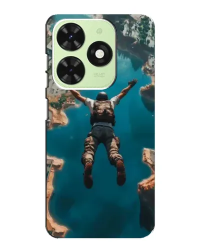 Чехол для TECNO Pop 8 с картинкой «PUBG — свободное падение» Чехол для TECNO Pop 8 с картинкой «PUBG — свободное падение»