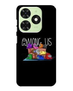 Чехол для TECNO Pop 8 с картинкой «Логотип Among Us» Чехол для TECNO Pop 8 с картинкой «Логотип Among Us»