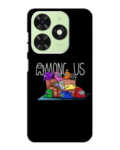 Чехол для TECNO Pop 8 с картинкой «Логотип Among Us»