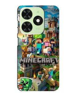 Чохол для TECNO Pop 8 з картинкою «Замок Minecraft» Чохол для TECNO Pop 8 з картинкою «Замок Minecraft»
