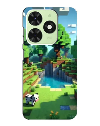 Чехол для TECNO Pop 8 с картинкой «Minecraft летний день» Чехол для TECNO Pop 8 с картинкой «Minecraft летний день»