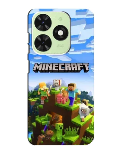 Чехол для TECNO Pop 8 с картинкой «Minecraft классический мир» Чехол для TECNO Pop 8 с картинкой «Minecraft классический мир»