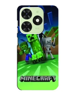 Чехол для TECNO Pop 8 с картинкой «Команда героев игры»