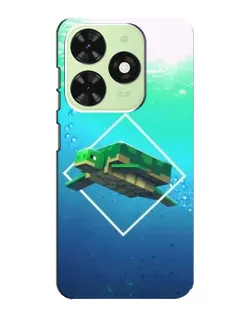 Чохол для TECNO Pop 8 з картинкою «Черепаха Minecraft» Чохол для TECNO Pop 8 з картинкою «Черепаха Minecraft»