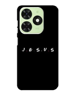 Чехол для TECNO Pop 8 с картинкой «Точки веры J.E.S.U.S.»