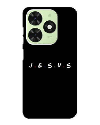 Чехол для TECNO Pop 8 с картинкой «Точки веры J.E.S.U.S.»