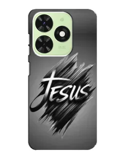 Чехол для TECNO Pop 8 с картинкой «Надпись Jesus Graffiti»