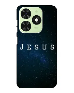 Чехол для TECNO Pop 8 с картинкой «Звездное небо Jesus»