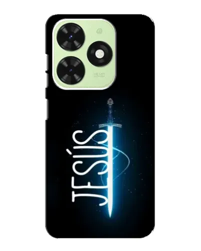 Чехол для TECNO Pop 8 с картинкой «Меч Духа Jesus»