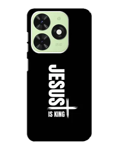 Чехол для TECNO Pop 8 с картинкой «Вертикаль веры Jesus»