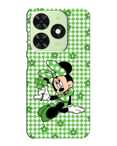 Чехол для TECNO Pop 8 с картинкой «Mickey в клетку»