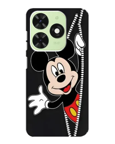Чехол для TECNO Pop 8 с картинкой «Микки раздвигает стены»