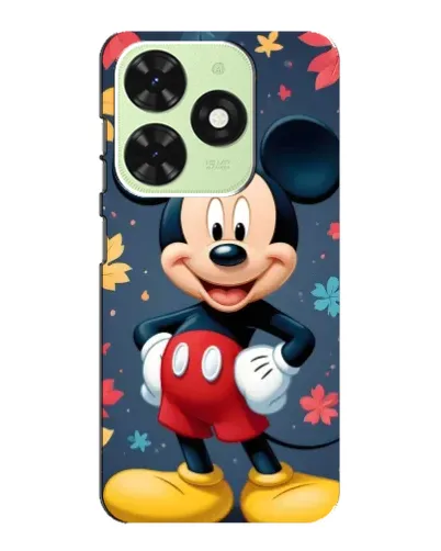 Чехол для TECNO Pop 8 с картинкой «Осенний Mickey Mouse»