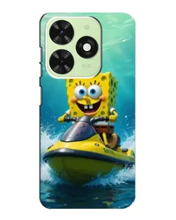 Чехол для TECNO Pop 8 с картинкой «Спанч Боб на гидроцикле» Чехол для TECNO Pop 8 с картинкой «Спанч Боб на гидроцикле»