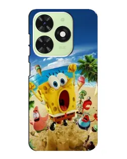 Чехол для TECNO Pop 8 с картинкой «Развлечения на пляже»