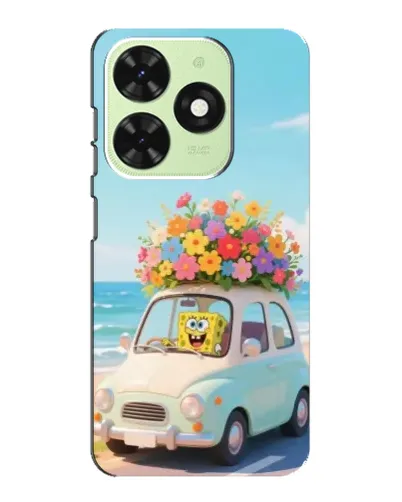 Чехол для TECNO Pop 8 с картинкой «Автомобильное путешествие»