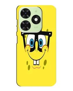 Чохол для TECNO Pop 8 з картинкою «Мінімалістичний Спанч Боб»