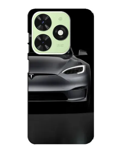 Чехол для TECNO Pop 8 с картинкой «Tesla Model S Look»