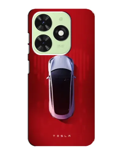 Чехол для TECNO Pop 8 с картинкой «Tesla Top View»