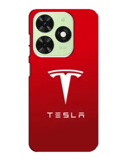 Чехол для TECNO Pop 8 с картинкой «Tesla Red Classic»