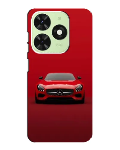 Чехол для TECNO Pop 8 с картинкой «Красный Mercedes AMG»