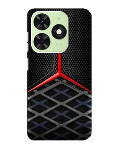 Чехол для TECNO Pop 8 с картинкой «Mercedes Carbon Grid»